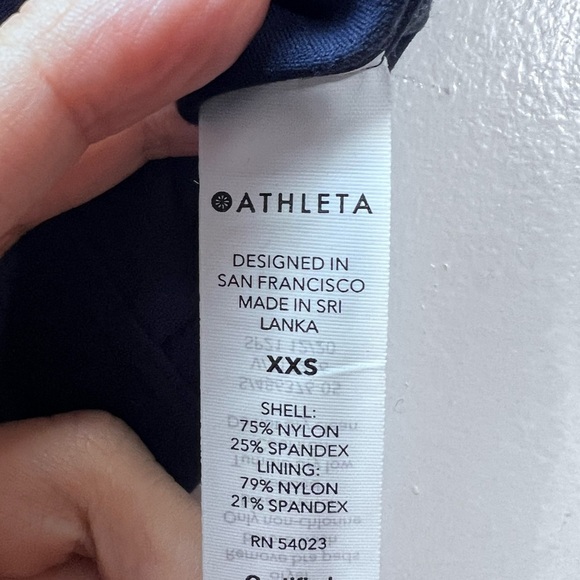 Athleta Blue Sports Bra with Racerback Design - Picture 5 of 8